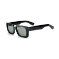 Unisex Fast Shipping Rectangle Anti UV400 Acetate Eye Protect Sunglasses